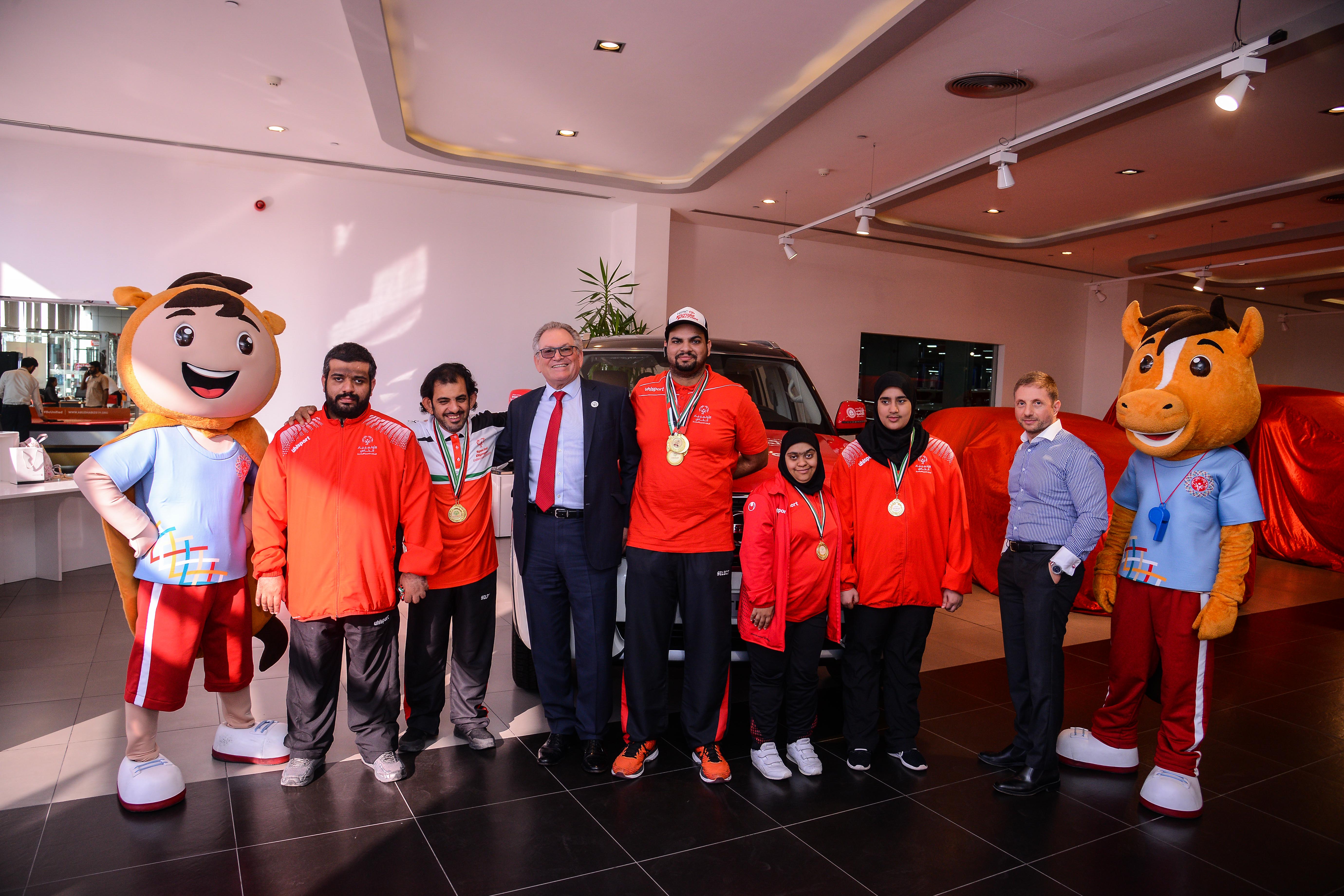 موظفو مجموعة المسعود يتطوعون في الأولمبياد الخاص الألعاب العالمية 2019 في أبوظبي