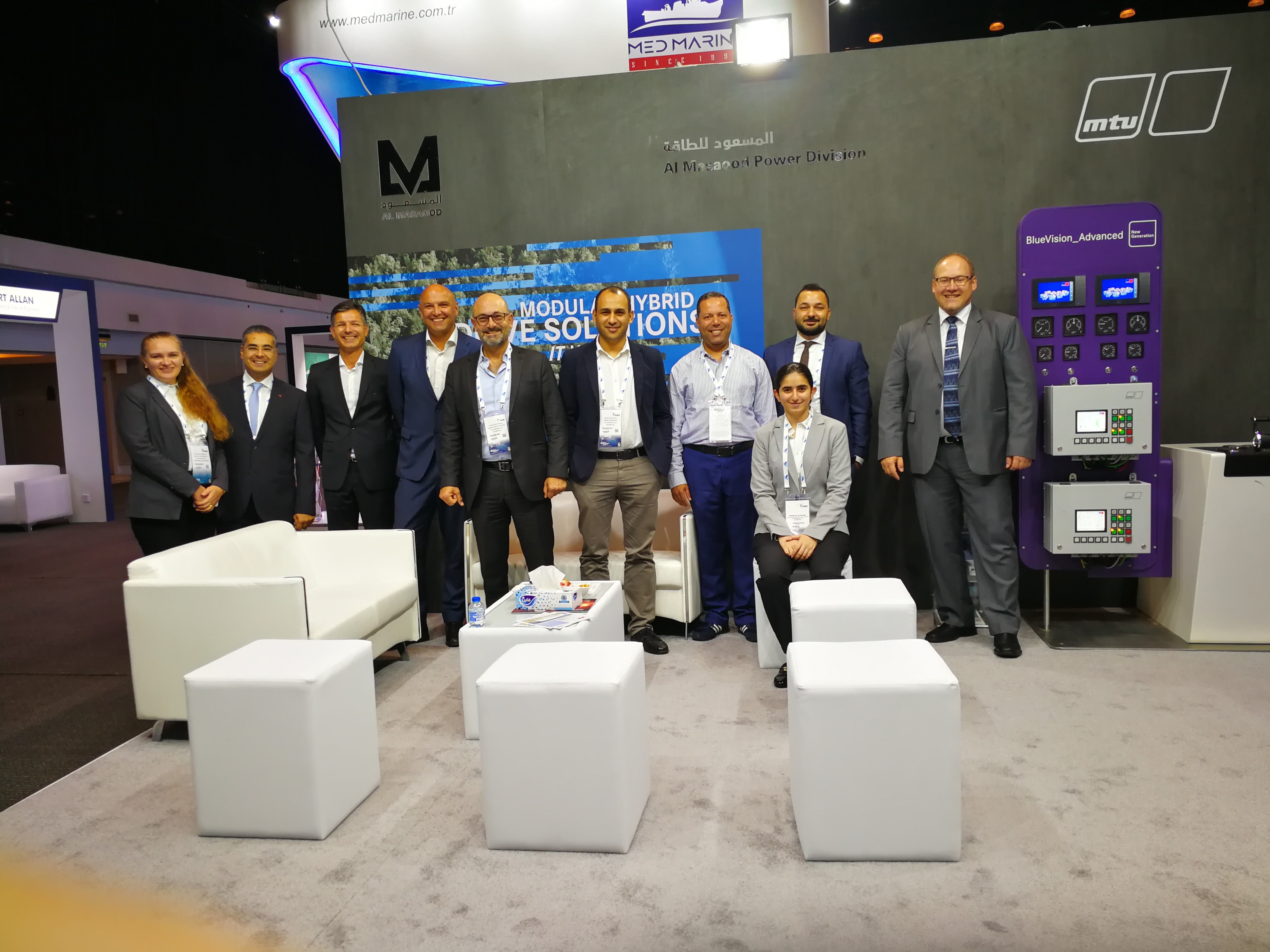Al Masaood Power Division showcases MTU’s Advanced Hybrid Propulsion systems at Seatrade Offshore Marine and Workboats Middle East