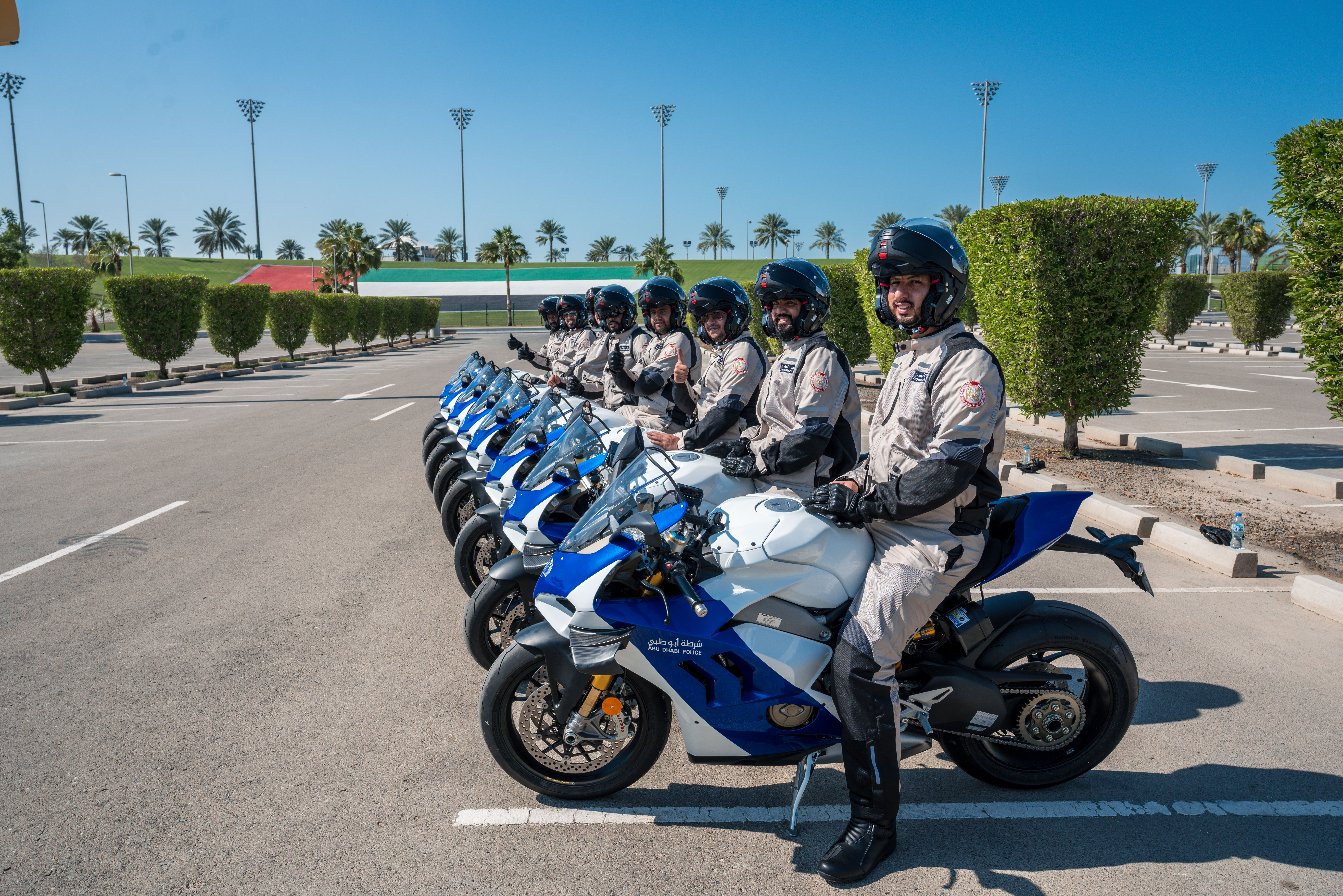 Ducati UAE provides Abu Dhabi Police with 12 new Panigale V4 R sport bikes