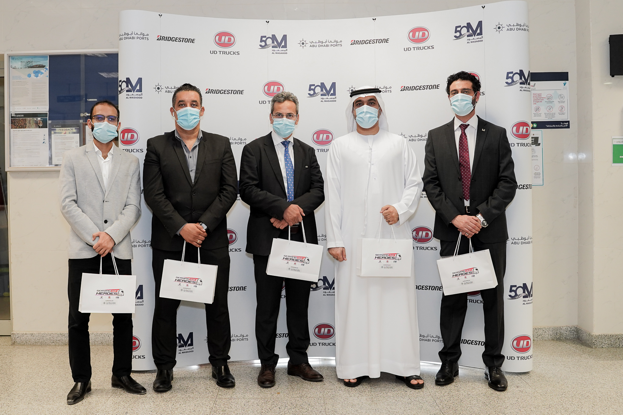 Al Masaood, UD Trucks, and Bridgestone Join Forces for "serving our heroes" campaign