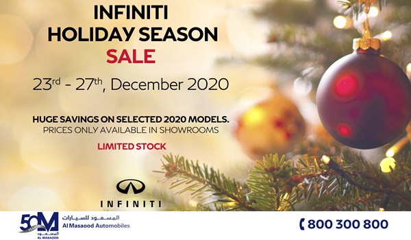 Exciting INFINITI holiday sale wows customers 