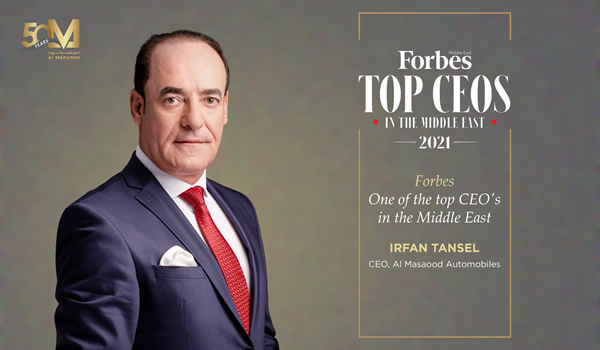 Al Masaood Automobiles’ CEO named one of Forbes' top CEOs in Middle East