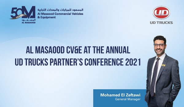 Al Masaood CV&E at the annual UD Trucks partner's Conference 2021 