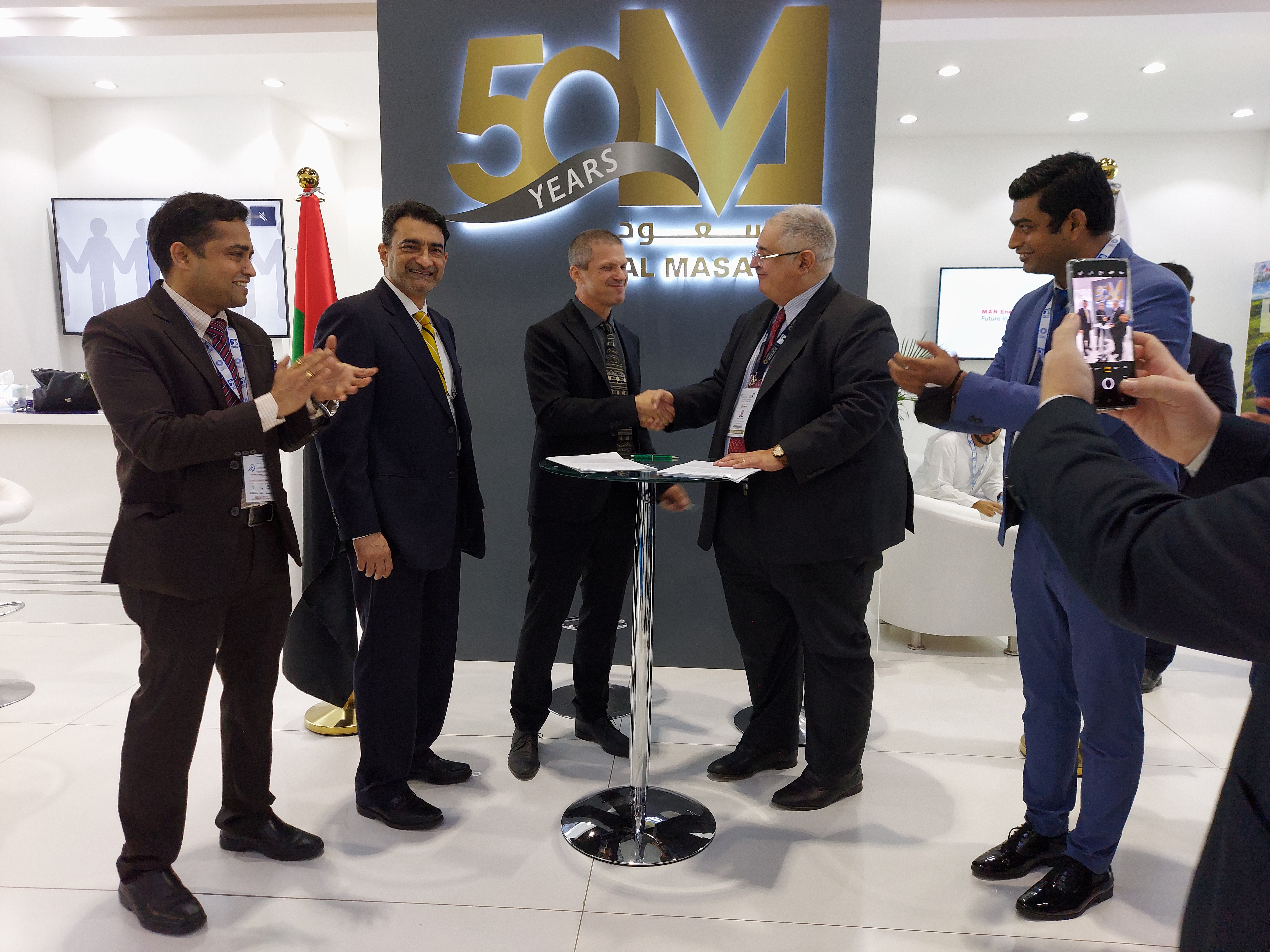 Al Masaood Group seals three separate deals with global companies at ADIPEC 2021
