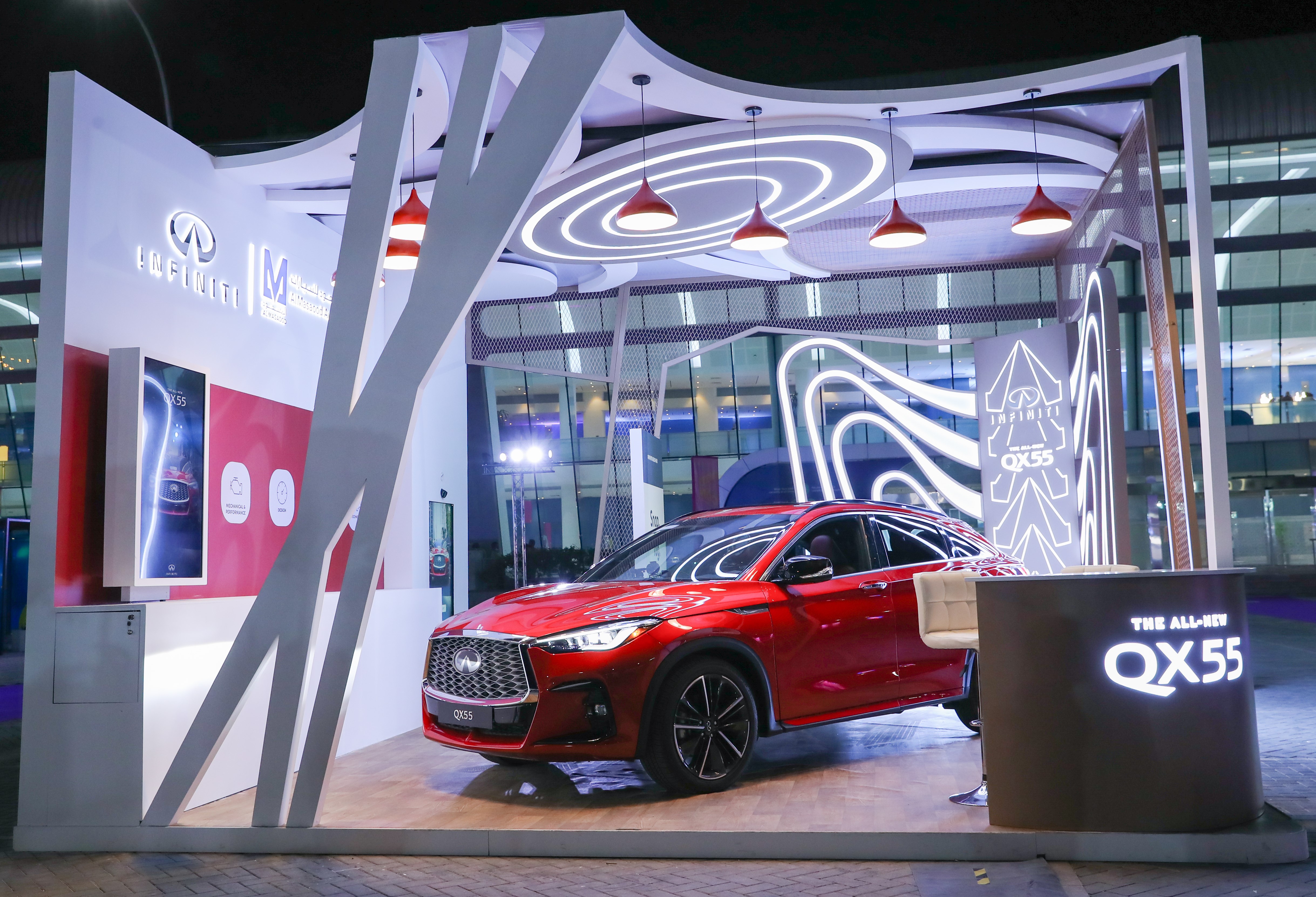 Taking center stage – The all-new INFINITI QX55 makes its official debut in Abu Dhabi