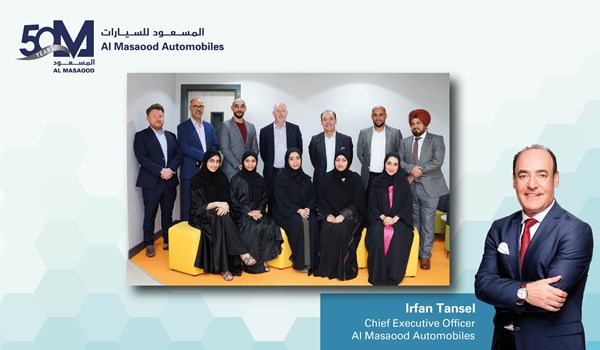 Irfan Tansel, CEO of Al Masaood Automobiles, on his visit to the Al Ain Service Centre Facility 