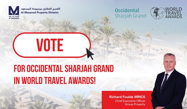 VOTE for Occidental Sharjah Grand in World Travel Awards