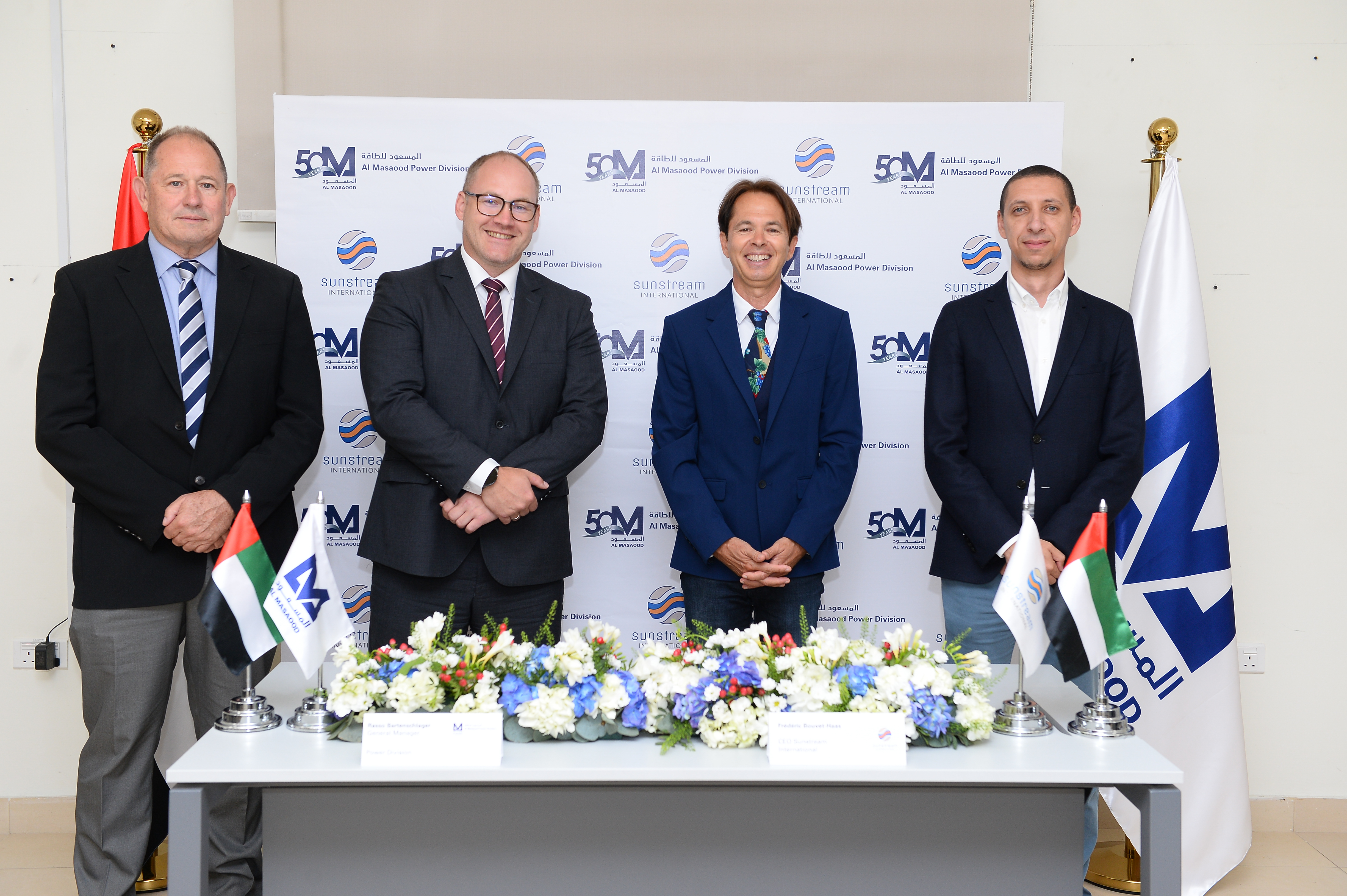 Al Masaood Power Division inks distribution agreement with Sunstream International for GCC