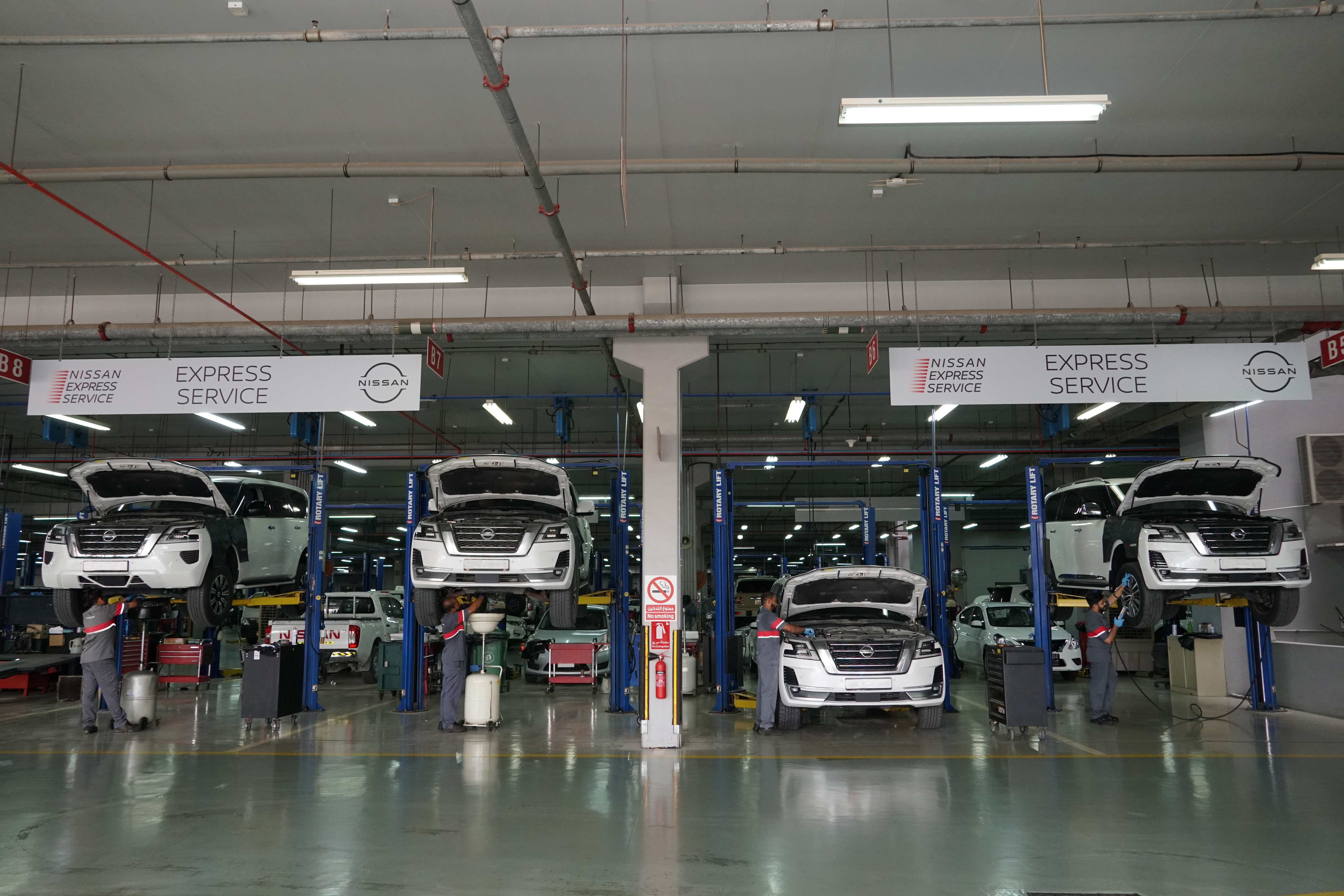 Al Masaood Automobiles Introduces Nissan Express Service at Abu Dhabi Airport Road Service Centre 