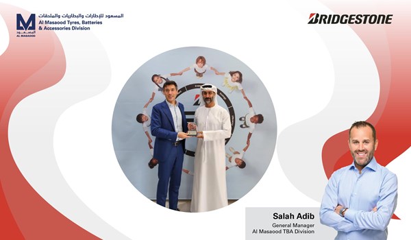 Al Masaood Tyres, Batteries & Accessories Wins the Bridgestone E8 Commitment to Our Future Award