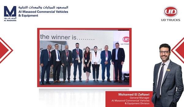 Al Masaood CV&E Bags Two Awards at the Annual UD Trucks Partner's Conference 2022 