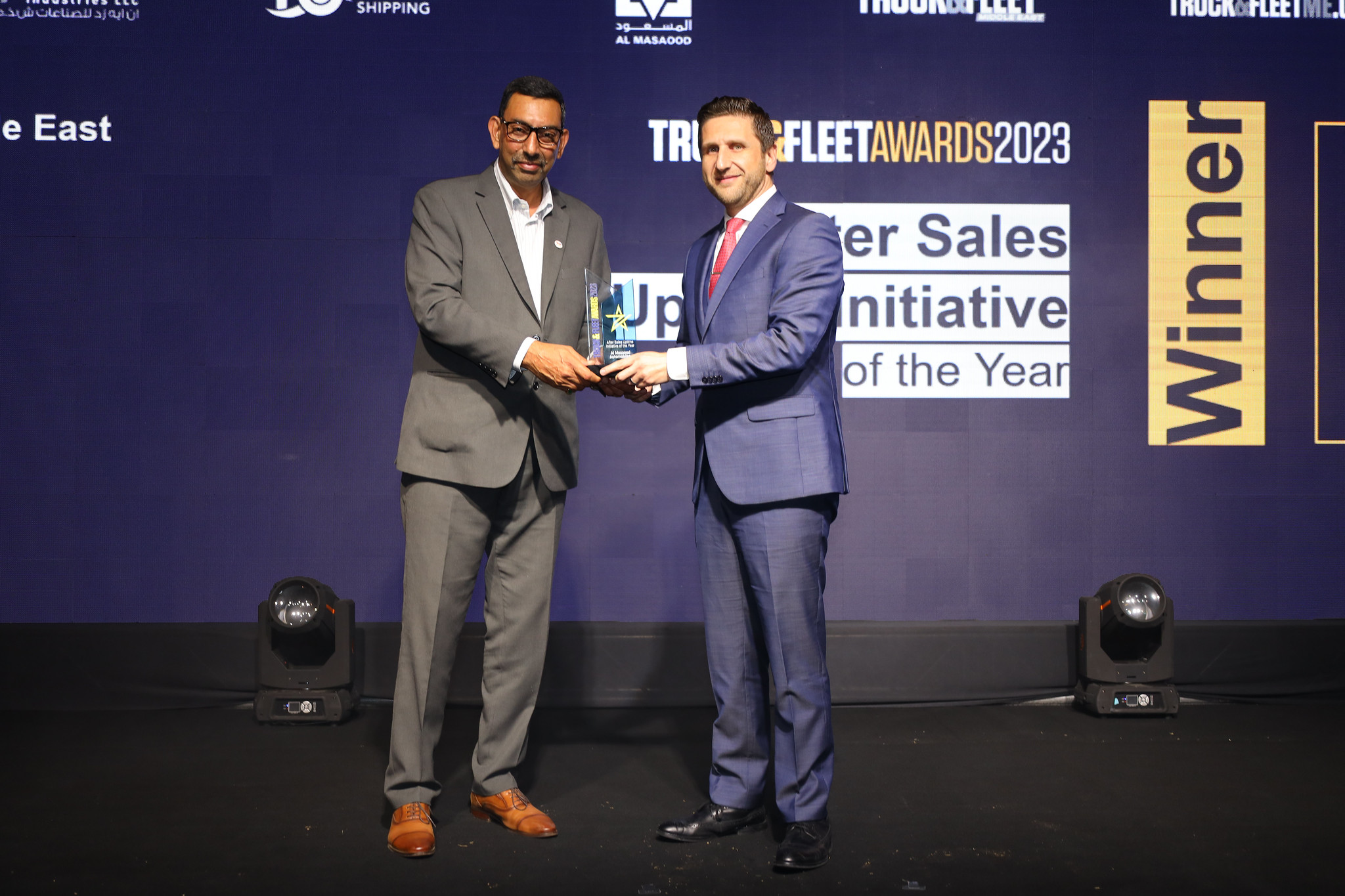 Al Masaood Automobiles Wins ‘After Sales Uptime Initiative of the Year’ Award at the Truck & Fleet Awards 2023