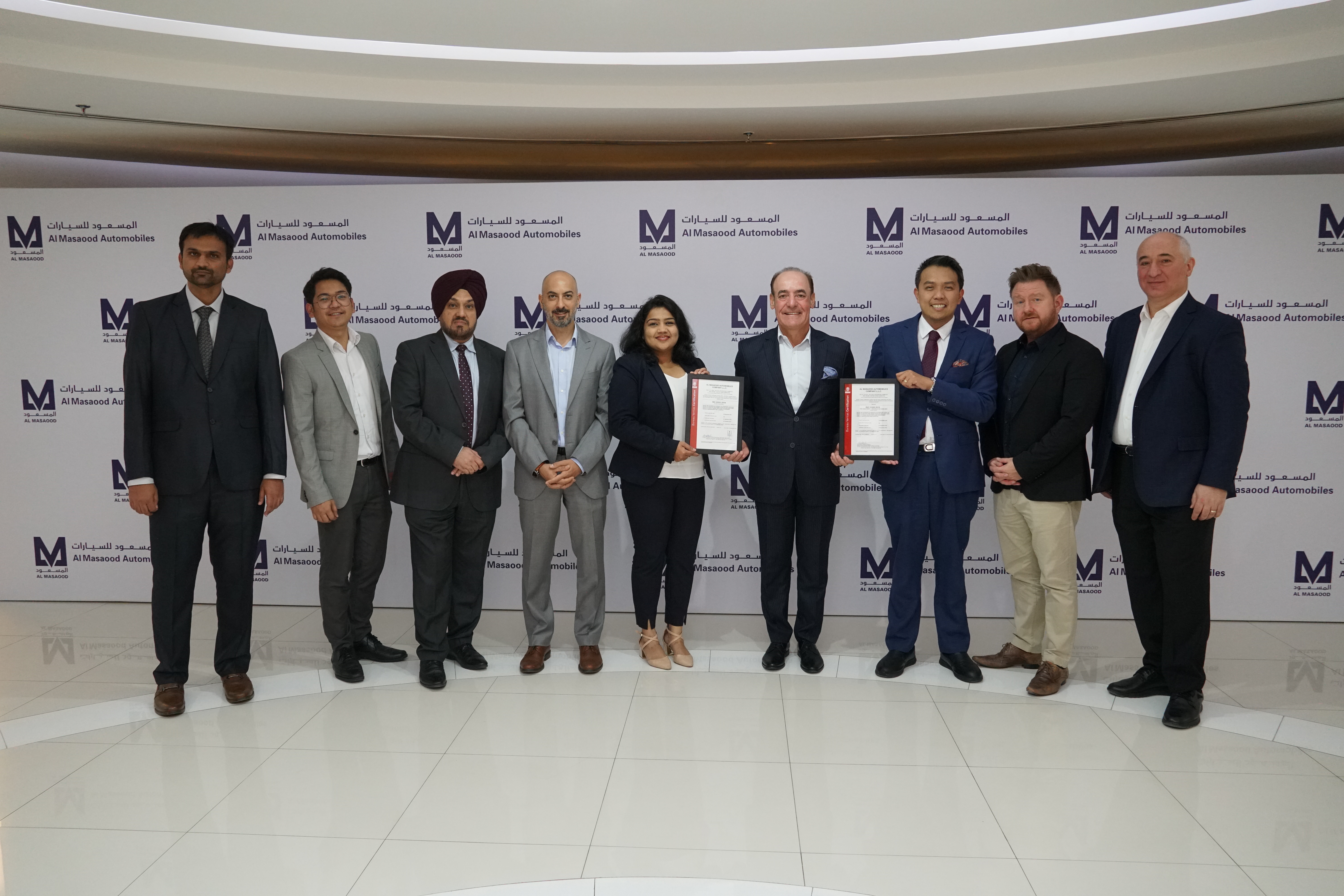 Al Masaood Automobiles Attains ISO 22301:2019 and ISO 31000:2018 Certifications for Risk Management and Business Continuity Practices