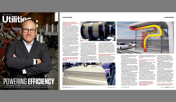 Rasso Bartenschlager, General Manager of Al Masaood Power Division, Featured on the Cover Story of Utilities Middle East Magazine