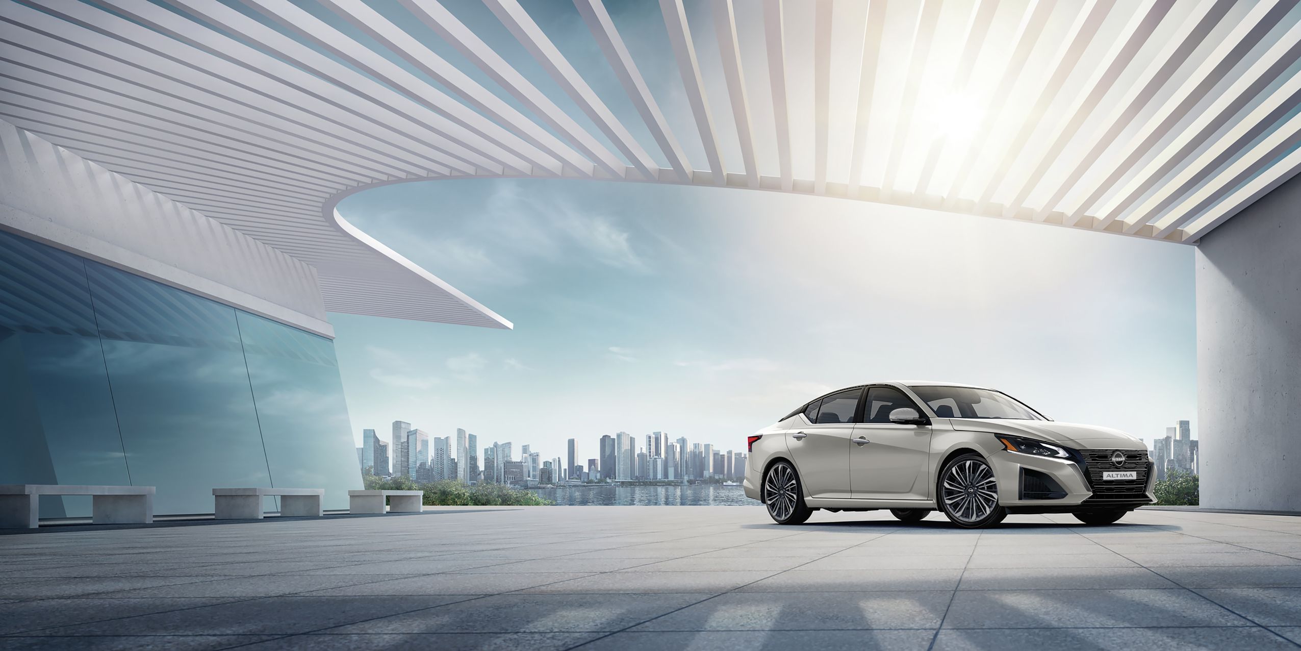 2023 Nissan Altima now available at Al Masaood Automobiles with a modern design and technology upgrades to deliver an intuitive driving experience