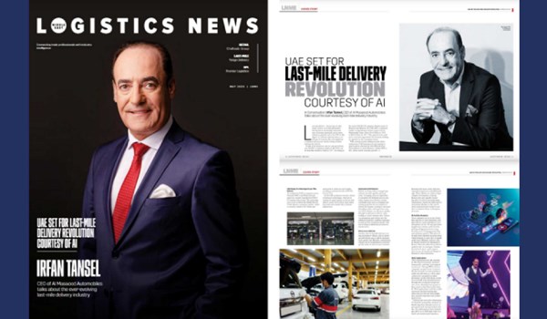 Irfan Tansel, CEO of Al Masaood Automobiles, Featured on Cover Story of Logistic News Middle East Magazine