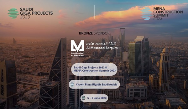 Al Masaood Bergum is participating as a Bronze Sponsor in two upcoming construction events in Saudi Arabia