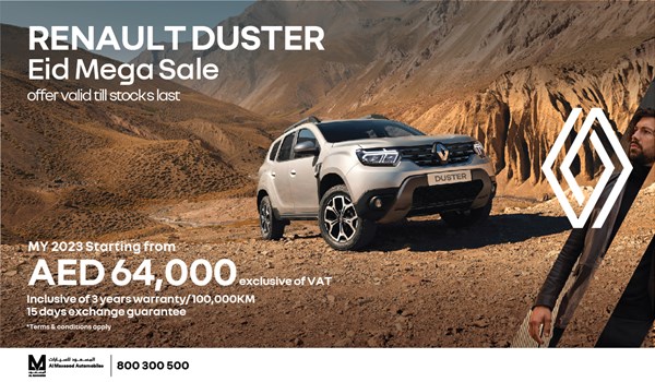 Check Out Renault's Eid Mega Sale on Renault Duster 