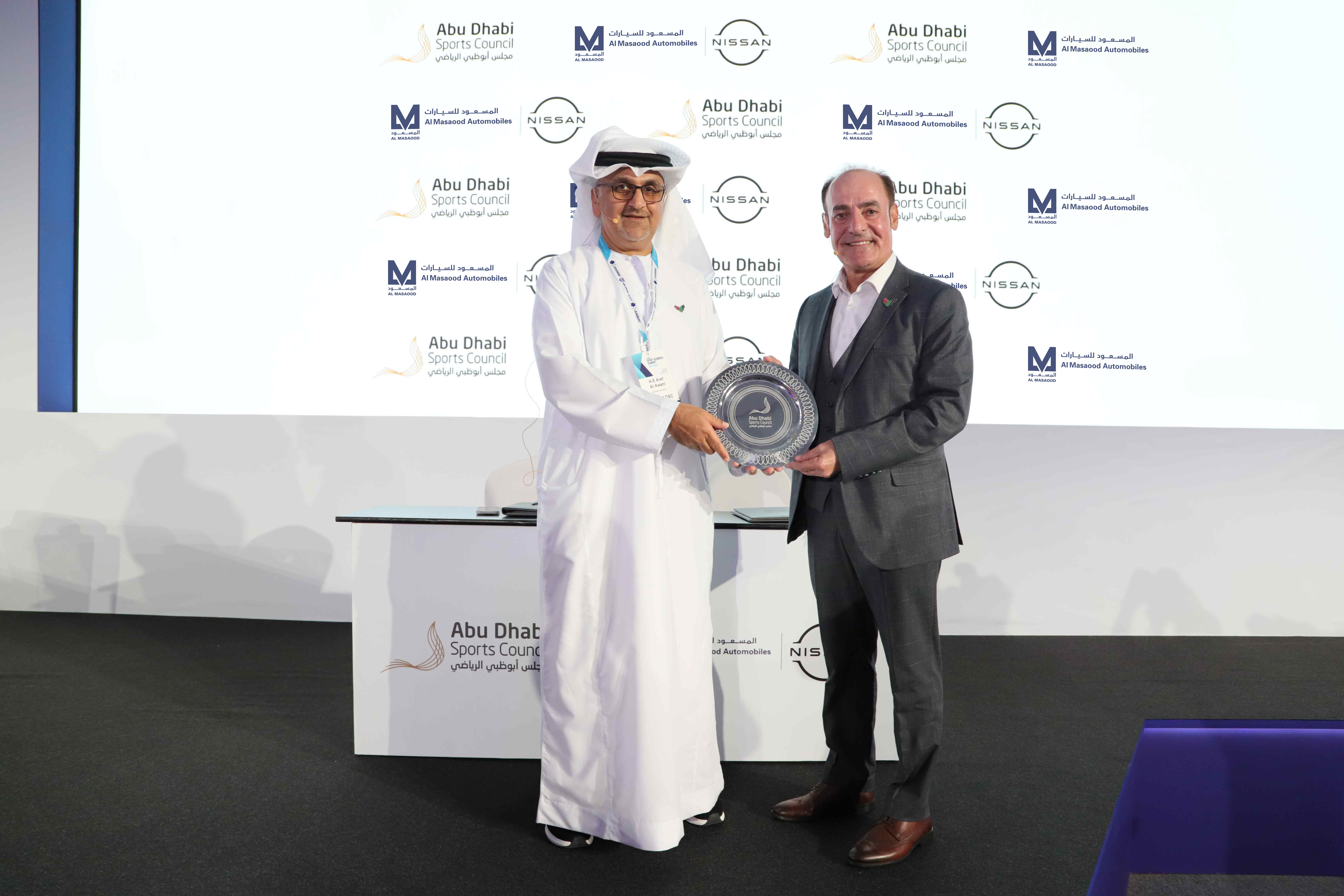 Abu Dhabi Sports Council and Al Masaood Automobiles Renew Partnership Agreement