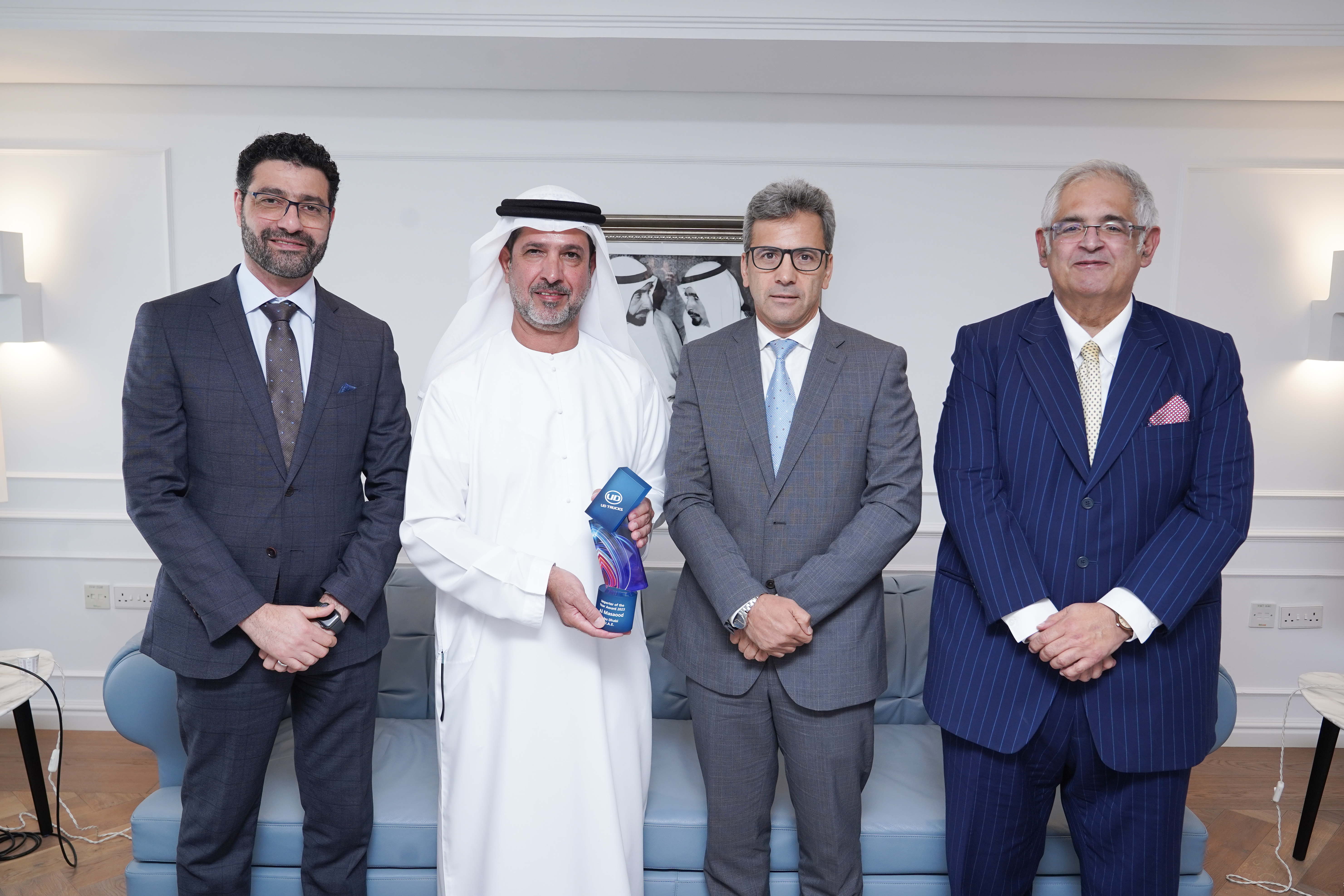 Al Masaood CV&E Recognised as Top UD Trucks Dealer in MEENA Region