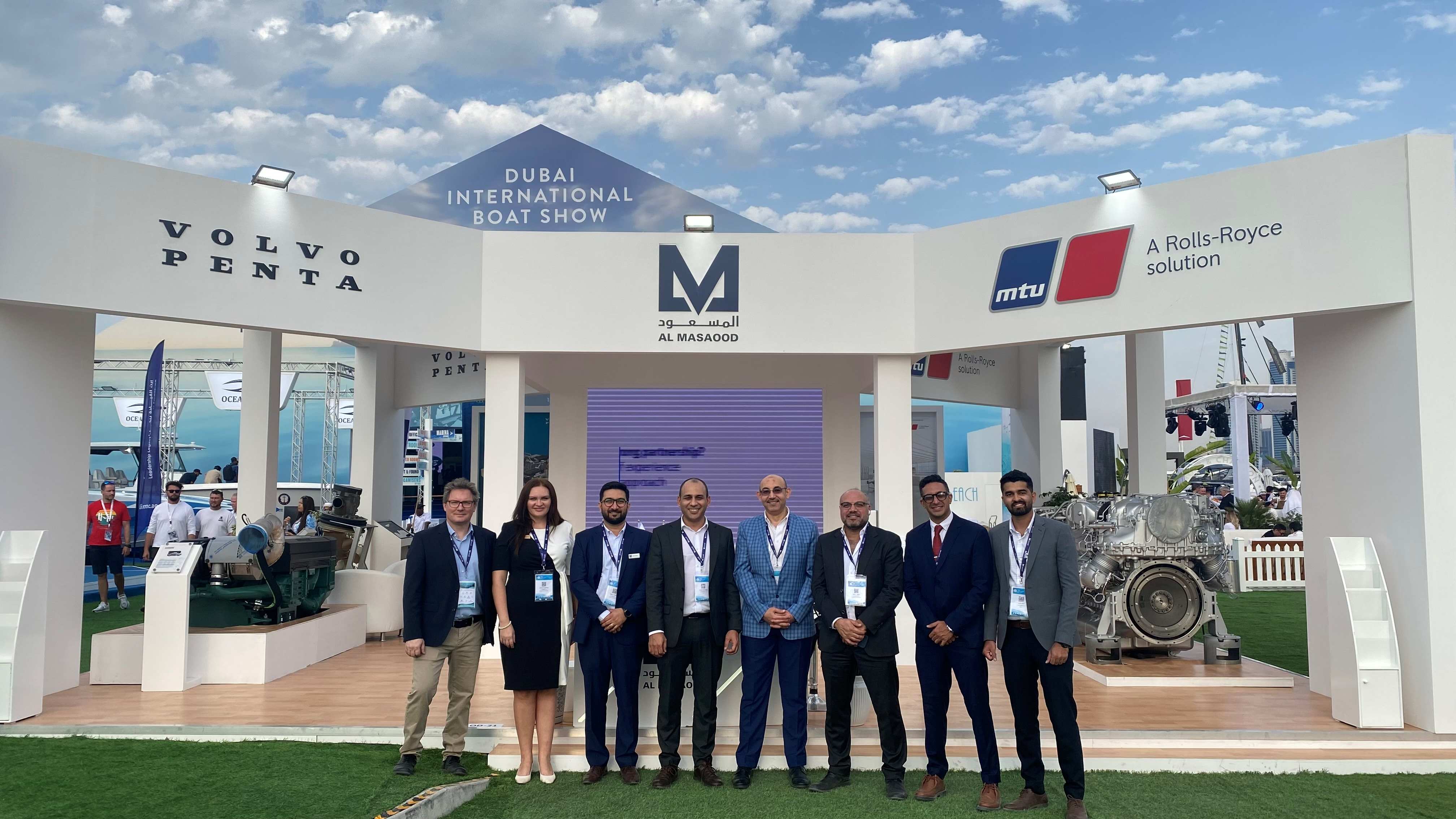 Al Masaood Power Division Participates in Dubai International Boat Show 2024