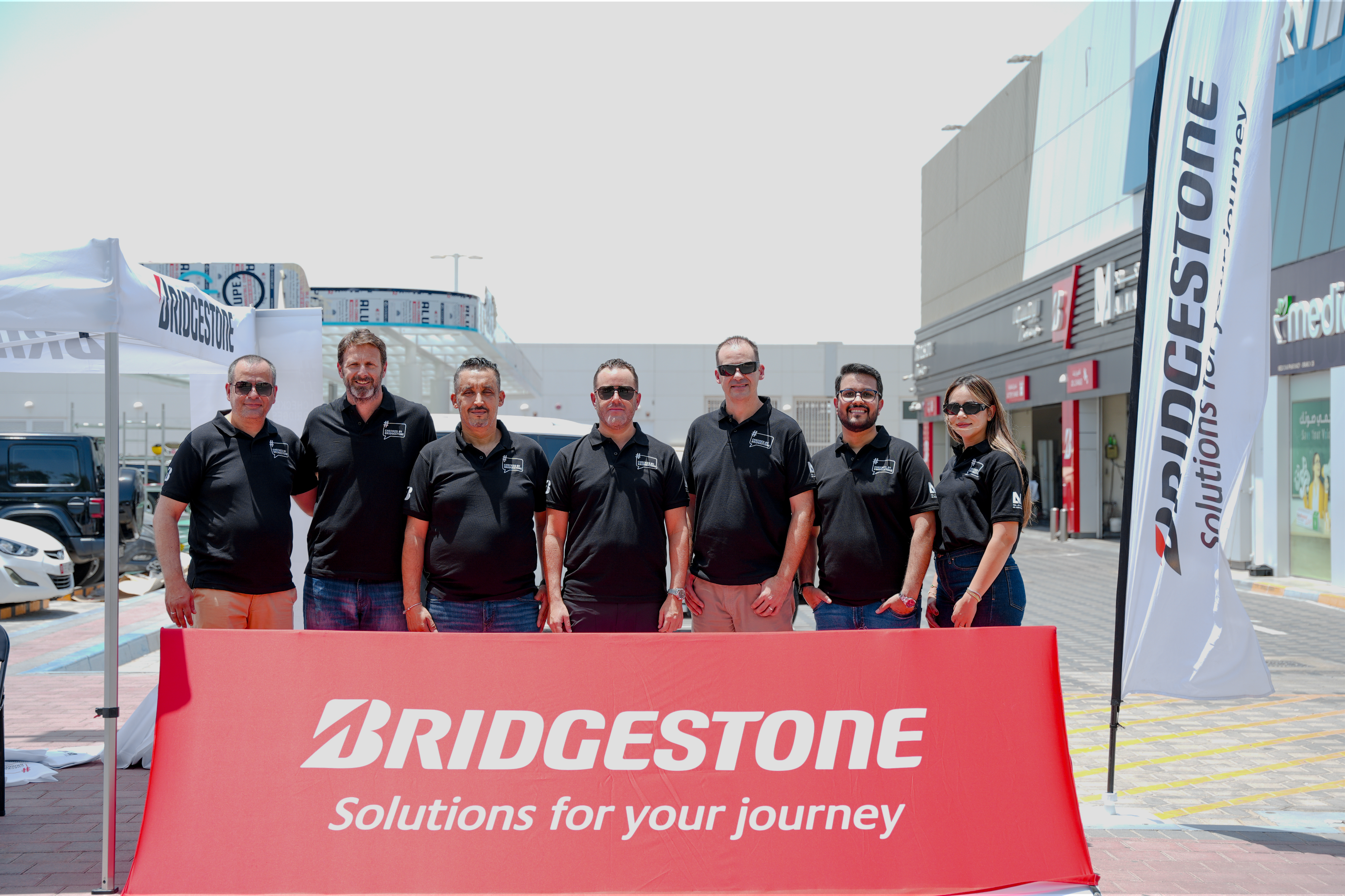 Al Masaood TBA and Bridgestone Collaborate with Abu Dhabi Police on “Checked by Bridgestone” Tyre Campaign for Abu Dhabi Drivers